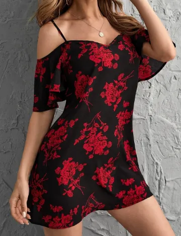 Rochie scurta SHEIN, negru Negru