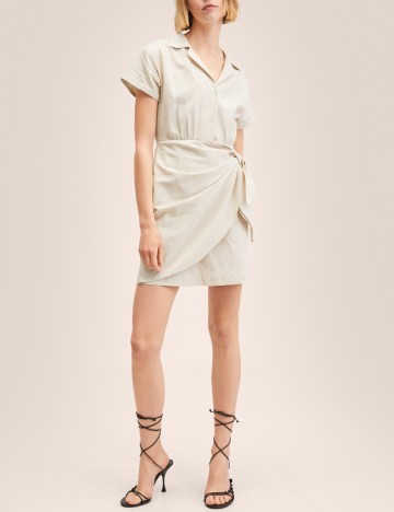 Rochie scurta Mango, crem
