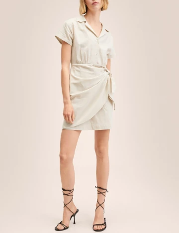 Rochie scurta Mango, crem