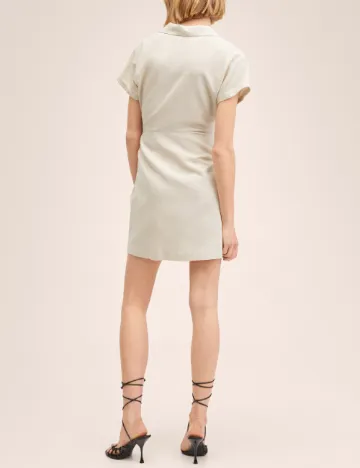 Rochie scurta Mango, crem