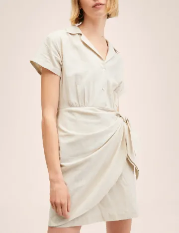 Rochie scurta Mango, crem