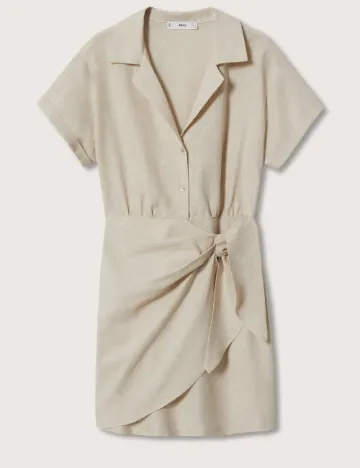 Rochie scurta Mango, crem
