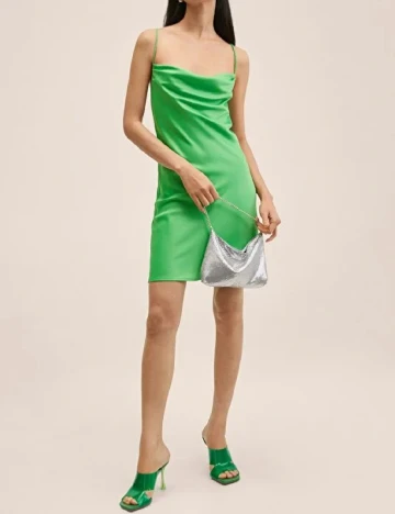 Rochie scurta Mango, verde
