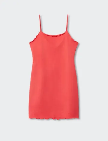 Rochie scurta Mango, corai