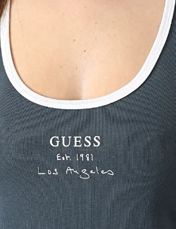 Rochie scurta Guess, bleumarin