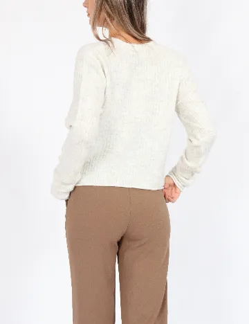 Cardigan Jacqueline de Yong, ecru