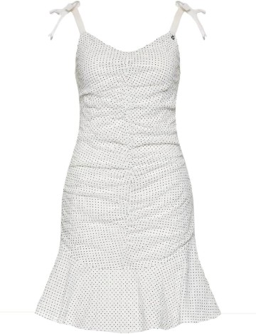 Rochie medie Guess, alb