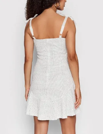 Rochie medie Guess, alb