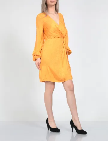 Rochie scurta Guess, portocaliu