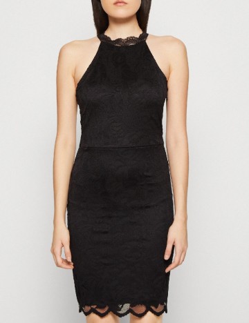 Rochie medie Vila, negru