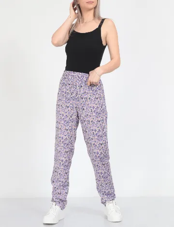 Pantaloni Jacqueline de Yong, mov