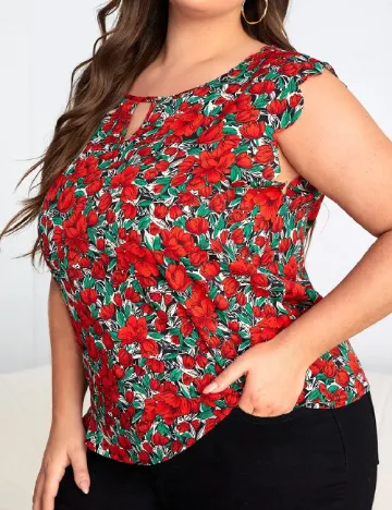 Bluza SHEIN CURVE, rosu