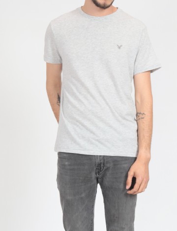 Tricou American Eagle, gri deschis
