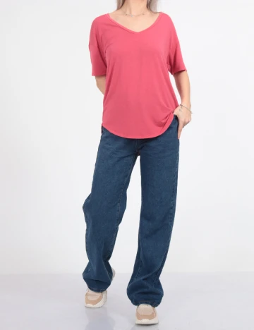 Tricou American Eagle, roz Roz