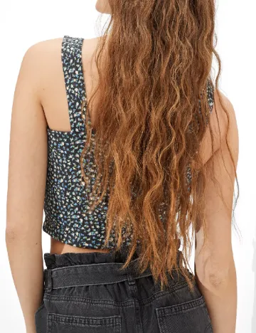 Top American Eagle, floral print