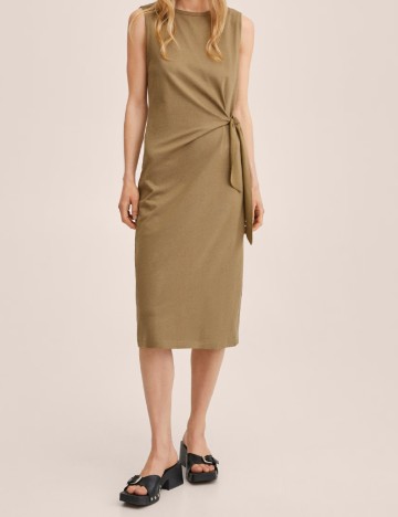 Rochie medie Mango, verde