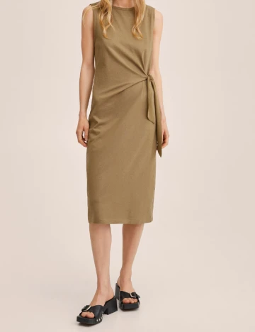 Rochie medie Mango, verde