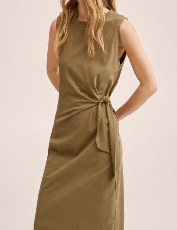Rochie medie Mango, verde