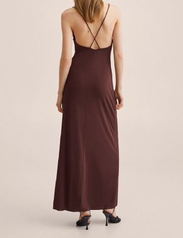 Rochie lunga Mango, maro