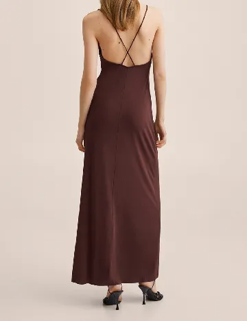 Rochie lunga Mango, maro