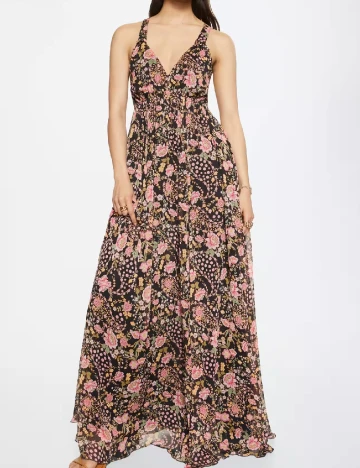 Rochie lunga Mango, floral print