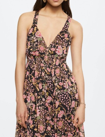 Rochie lunga Mango, floral print