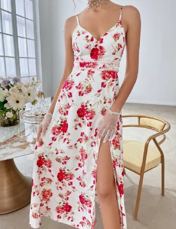 Rochie lunga SHEIN, alb Alb