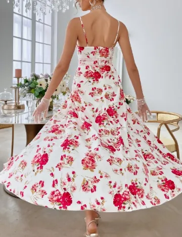 Rochie lunga SHEIN, alb Alb
