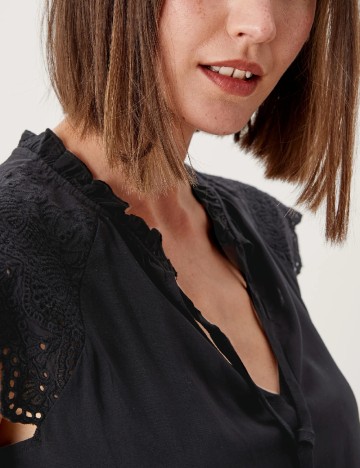 Bluza Q/S, negru