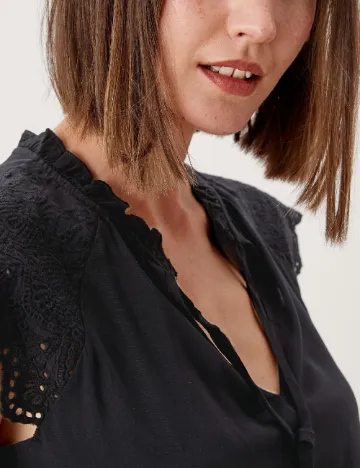 Bluza Q/S, negru