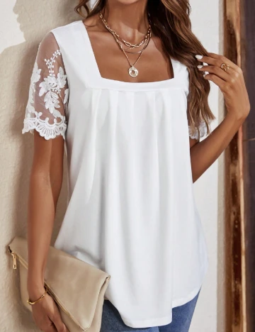 Bluza SHEIN, alb
