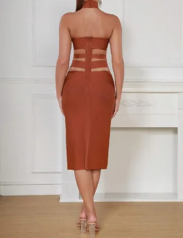 Rochie medie SHEIN, maro