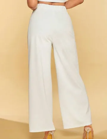 Pantaloni SHEIN, alb