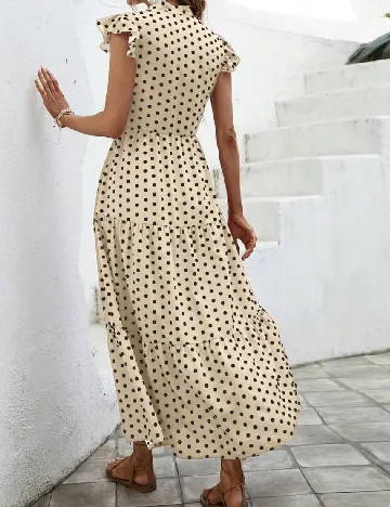 Rochie lunga SHEIN, crem