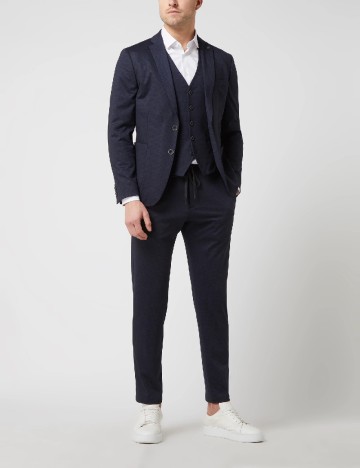 Pantaloni s.Oliver, bleumarin