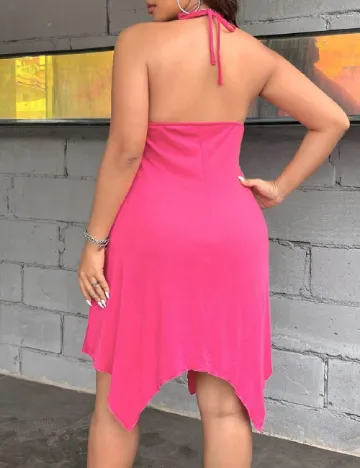 Rochie scurta SHEIN CURVE, roz