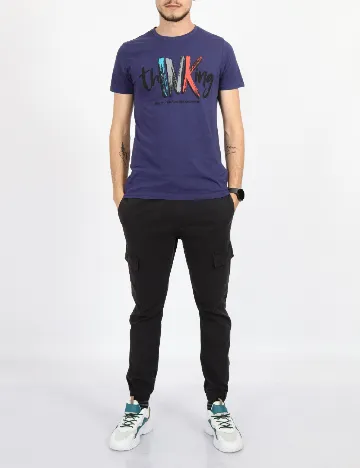 Tricou Milano Bulls, bleumarin