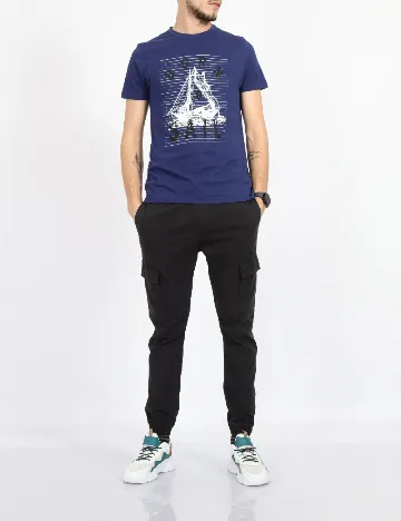 Tricou Milano Bulls, bleumarin