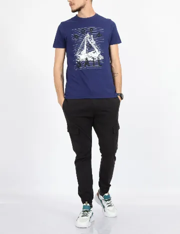 Tricou Milano Bulls, bleumarin