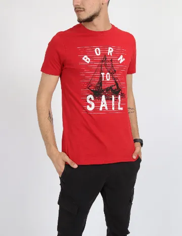 Tricou Milano Bulls, rosu