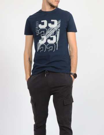 Tricou Milano Bulls, bleumarin
