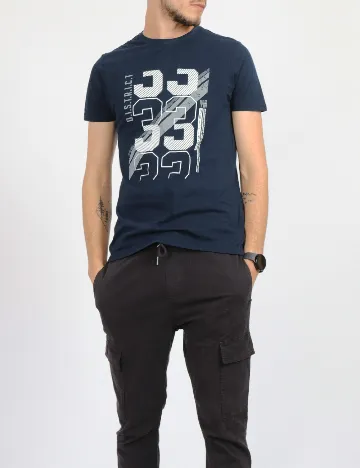 Tricou Milano Bulls, bleumarin