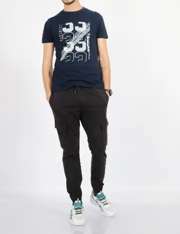 Tricou Milano Bulls, bleumarin