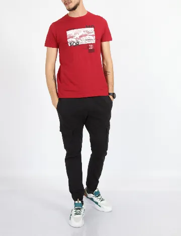 Tricou Milano Bulls, rosu