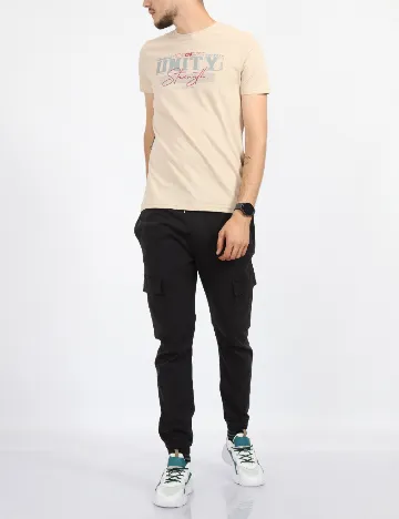 Tricou Milano Bulls, crem