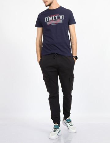Tricou Milano Bulls, bleumarin
