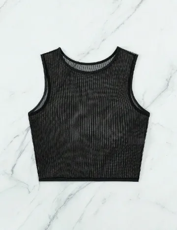 Top SHEIN, negru