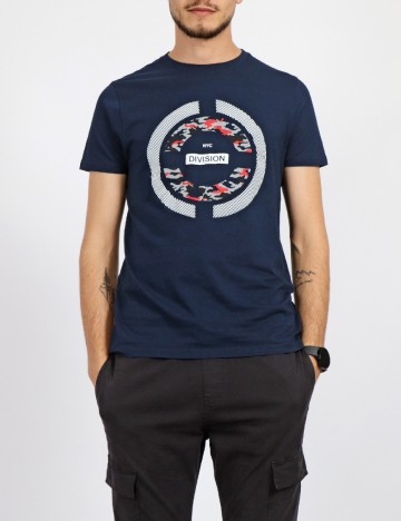 Tricou Milano Bulls, bleumarin