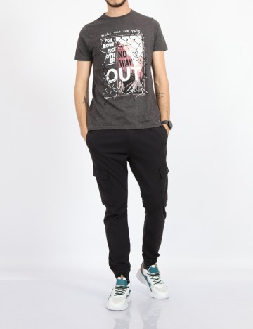 Tricou Milano Bulls, gri