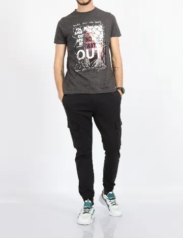 Tricou Milano Bulls, gri
